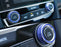 Blue Anodized Aluminum AC Climate Control Ring Knob Covers For 16-21 Honda Civic