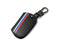 M-Colored Carbon Fiber Pattern Leather Key Holder For BMW 1 2 3 4 5 6 7 Series