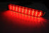 Red Lens LED Bumper Reflectors For Mitsubishi Lancer Evo Taillight Brake Lights