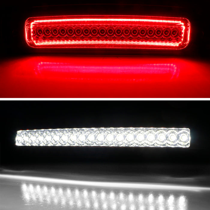 Red Lens Strobe LED HighMount 3rd Brake Light For 10-18 Dodge RAM 1500 2500 3500