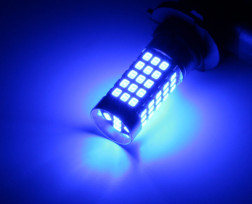 Super Bright Ultra Blue 68-SMD H11 LED Bulbs For DRL Driving Fog Lights