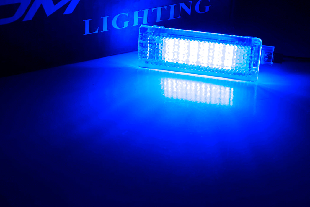 Ultra Blue BMW LED Step Courtesy Door Light Lamps For 1 3 5 7 Series X3 X5 X6 Z4