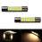 D29mm F30-WHP Fuse Type 6614F Sun Visor Vanity Mirror 5050 3-SMD LED light bulbs-iJDMTOY