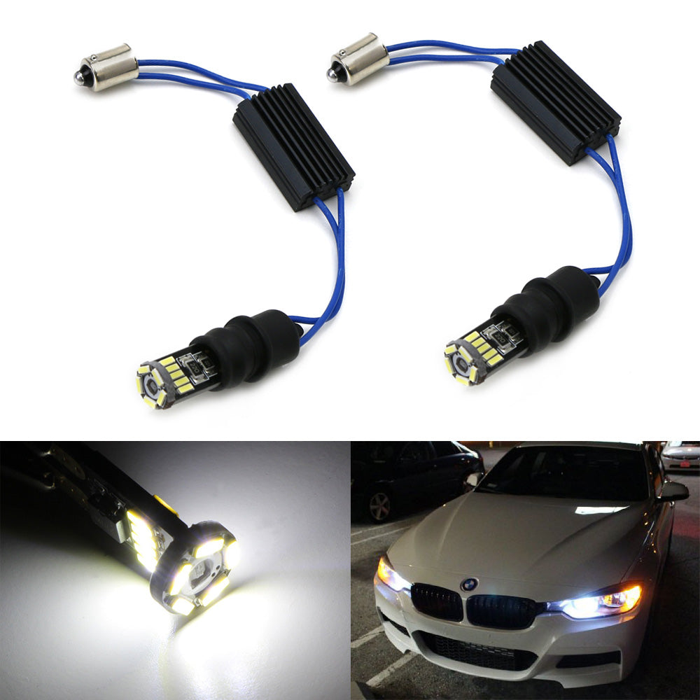 CAN-bus LED Parking Lights For 2012-15 BMW F30 3 Series Halogen Headlamp Trim