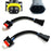 H11 H8 Heavy Duty Ceramic Wiring Harness Sockets For Headlights or Fog Lights-iJDMTOY