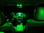 5-SMD 168 194 2825 T10 LED Car Interior Map Dome Light Bulbs, Emerald Green