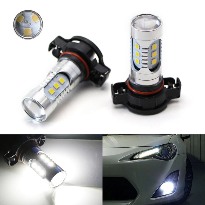 White 15-SMD 5202 High Power LED Bulbs For Fog Lights Daytime Running Lights