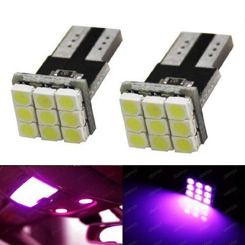 Top Shine 9-SMD-1210 T10 LED Wedge Light Bulbs 158 161 168 175 194 2825 W5W-iJDMTOY