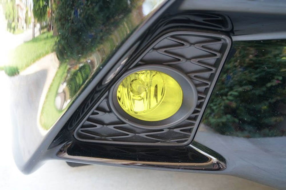 JDM 3000K Yellow Fog Lights w/ Bezel Garnish Covers For 13-15 Lexus GS F-Sport