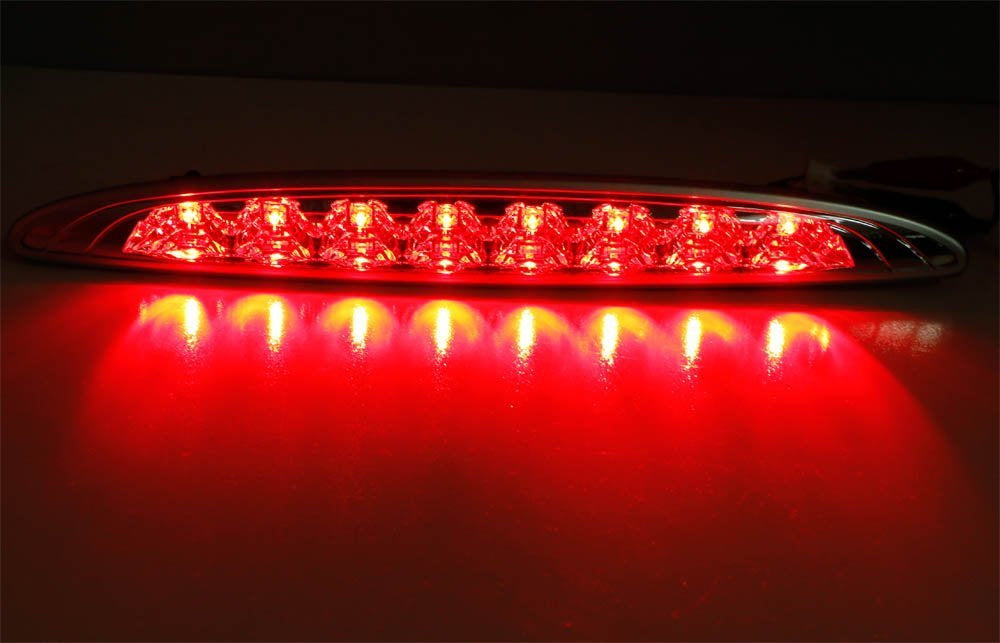 Smoked Lens Red 8-LED High Mount 3rd Brake Light For 02-06 First Gen MINI Cooper