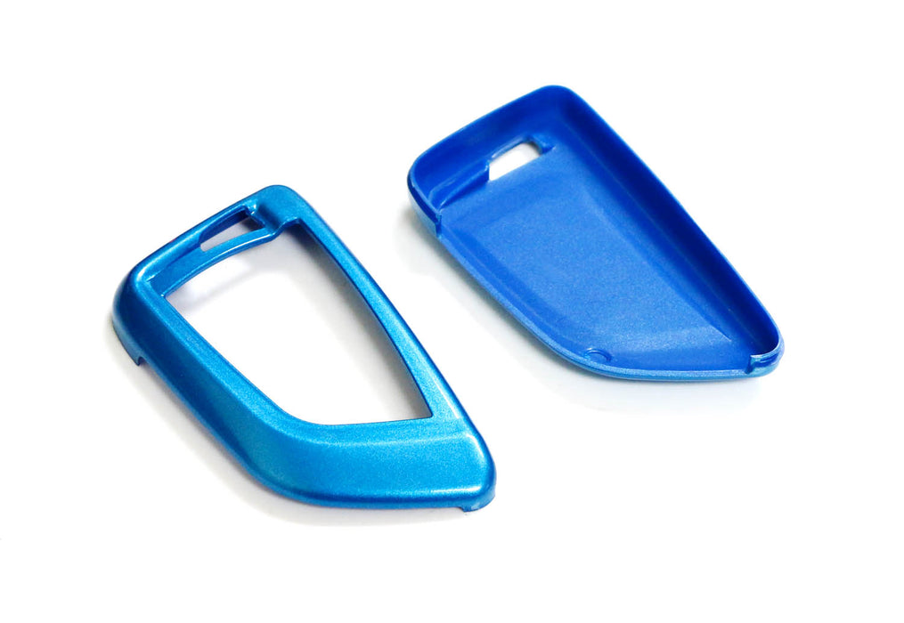 Exact Fit Glossy Blue Smart Key Fob Shell Cover For BMW X1 X4 X5 X6 5 7 Series