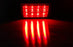 Red Lens F1 Style LED Rear Fog Light Brake/Tail Lamp For Subaru WRX STi XV..