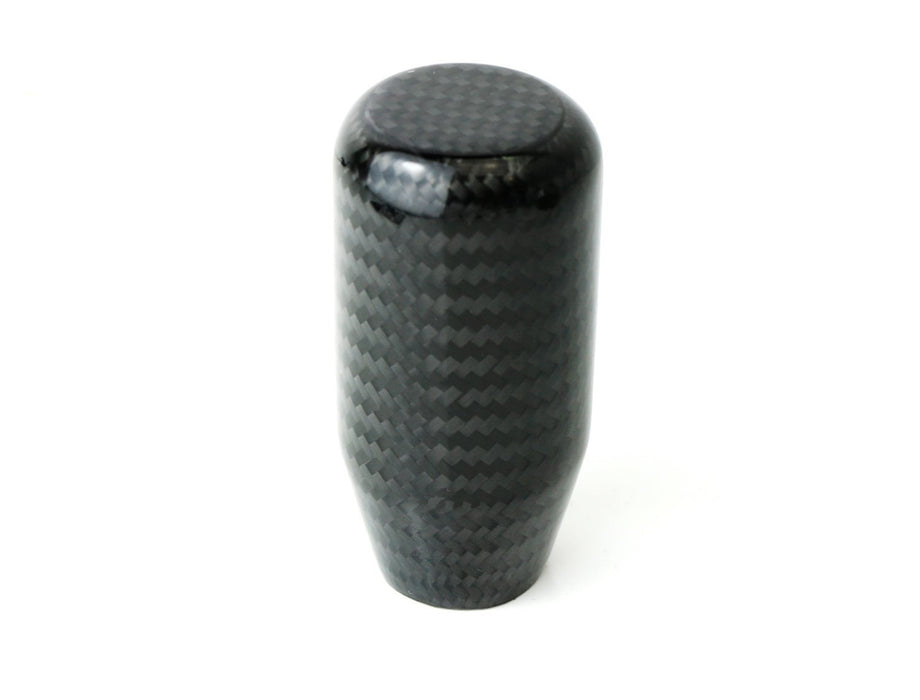 Glossy Black Real Carbon Fiber Shift Knob For Most Car 6-Speed, 5-Speed, 4-Speed