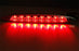 Clear Lens Red 8-LED High Mount 3rd Brake Light For 02-06 First Gen MINI Cooper