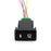 Factory Style 4-Pole 12V Push Button Switch with LED Background Indicator Lights