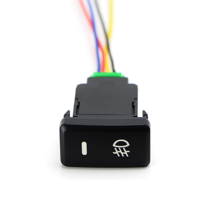 Factory Style 4-Pole 12V Push Button Switch with LED Background Indicator Lights