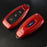 Glossy Red Remote Smart Key Fob Shell Holder Cover For Ford Fiesta Focus C-MAX