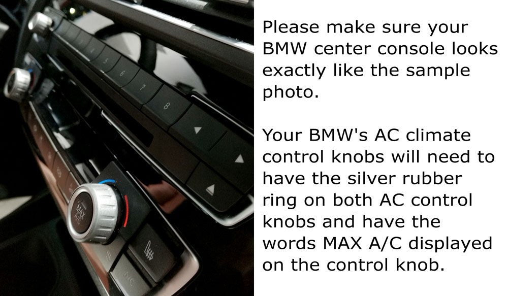 Blue AC Climate Control Radio Volume Knob Ring Covers For BMW 1 2 3 3GT 4 Series