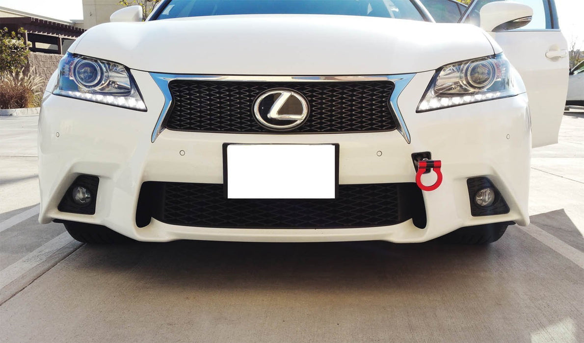 Fog Light Set w/ JDM Foglamp Garnish, Wiring, Switch For13-15 Lexus GS F-Sport