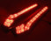 For 2015-up Honda FIT Red Lens 14-LED Lights Rear Side Pillar Tail Brake Lamps