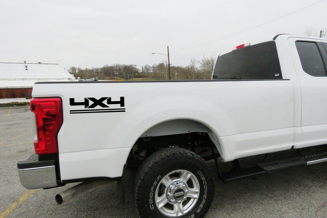 Black Truck Bed Side Fender 4x4 Off-Road Vinyl Decal For Chevy Dodge GMC Ford...