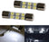 2pc White 6-SMD 29mm 6641 LED Bulbs For Car Sun Visor Flips Vanity Mirror Lights