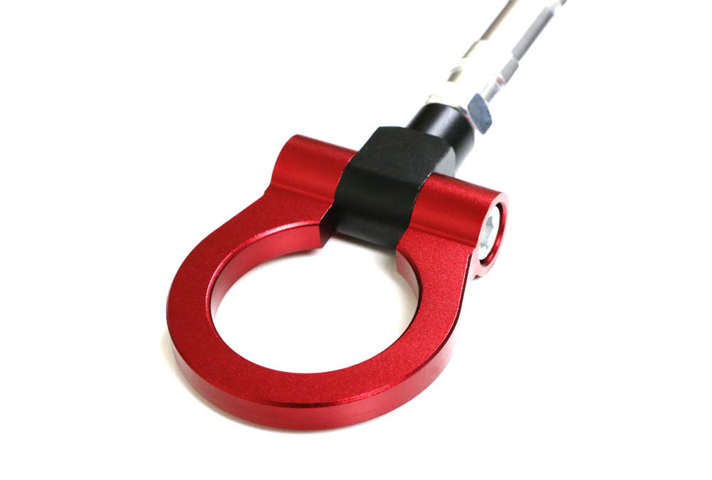 Red Track Racing Style Tow Hook Ring For 2008-up Audi A4 A5 A6 A7 S4 S5 S6 S7