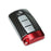 Carbon Fiber GTR Style Key Fob Cover Case w/Red For Nissan Infiniti Oval Remote