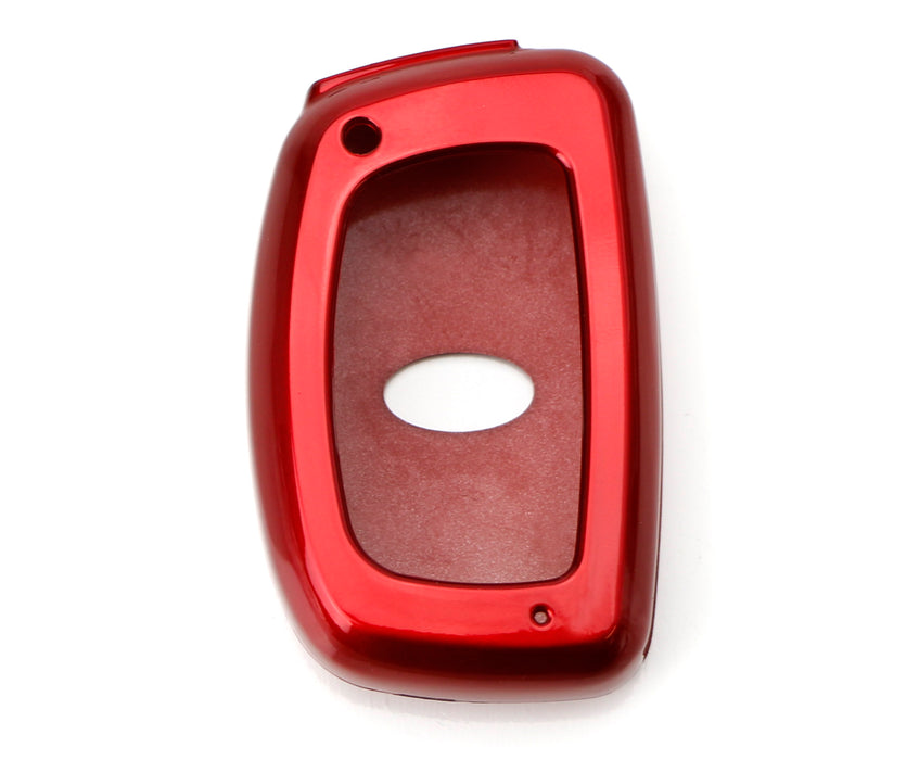 Red Exact Fit Key Fob Shell Cover For For 2014-up Hyundai Tucson Keyless Fob