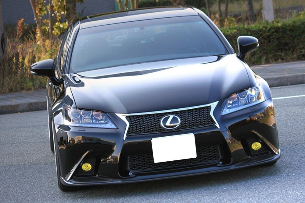 JDM 3000K Yellow Fog Lights w/ Bezel Garnish Covers For 13-15 Lexus GS F-Sport