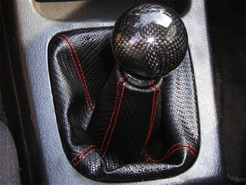 Real Carbon Fiber Shift Knob Fit For Honda Acura Mazda Mitsubishi Nissan, etc