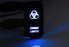 Zombie Lights 5-Pin SPST ON/OFF Blue LED Indicator Rocker Switch Fit Fog Lamps