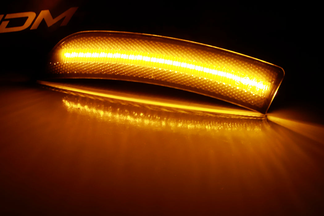 JDM Smoked Lens Amber Full LED Side Marker Lights For 22+ Subaru BRZ Toyota GR86