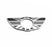 Black Union Jack Style Wing Emblem Rings For MINI Countryman Paceman Door Locks