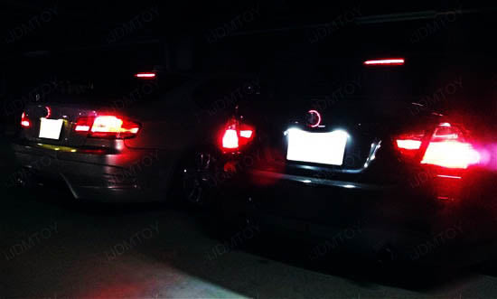 82mm Brilliant Red Emblem LED Background Light Fit For BMW 3 5 7 Series X3 X5 X6