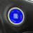 Blue Engine Push Start Button & Surrounding Ring For Dodge Charger Challenger...