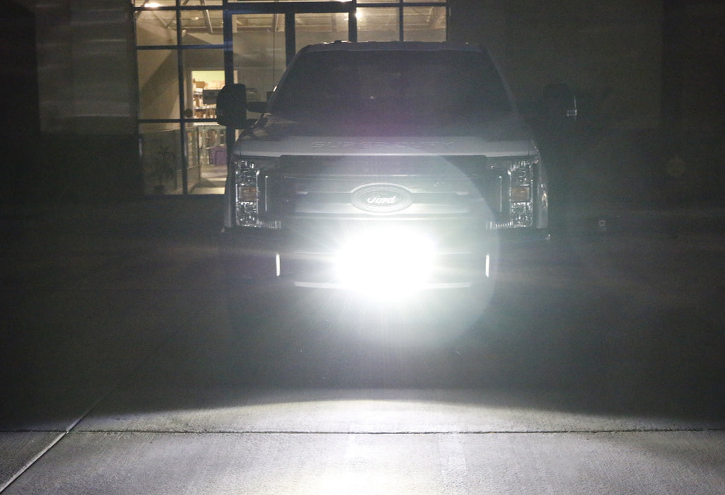 60W CREE LED Light Bar w/ Lower Bumper Mount Brackets Wiring For 17-22 Ford F250