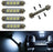 (4) Double Side 8-SMD 1.72" 578 211-2 LED Bulbs For Car Interior Map Dome Lights