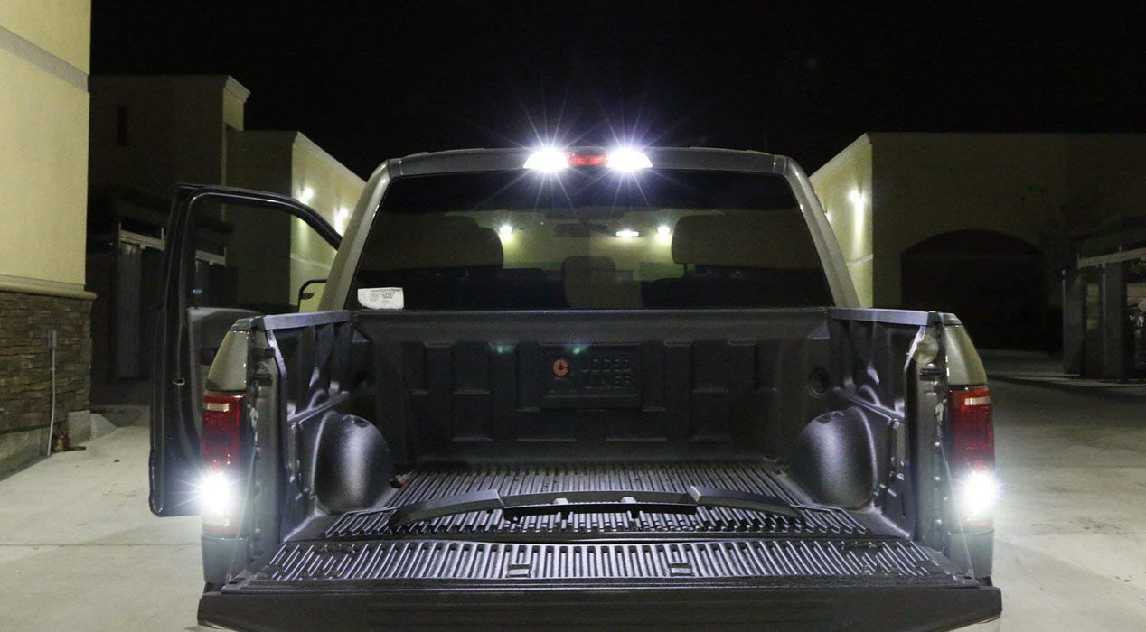 LED License Plate, Backup, High Mount Light Combo Kit For 15-18 Silverado Sierra