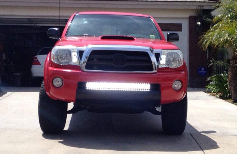 180W 30" LED Light Bar w/ Lower Bumper Bracket, Wirings For 05-15 Toyota Tacoma