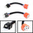 H4 9003 Heavy Duty Ceramic Wiring Harness Sockets For Headlights or Fog Lights-iJDMTOY