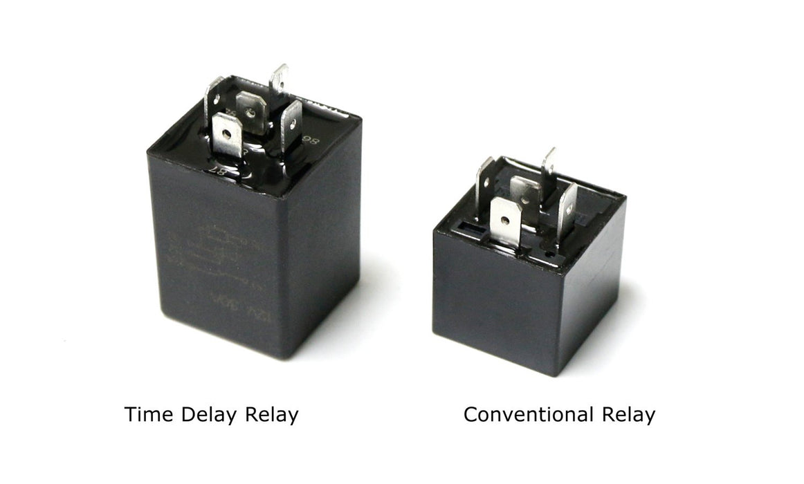 10-Second Time Delay Relay Module, 5-Pin 12V 30A SPDT, For Automotive Lighting-iJDMTOY