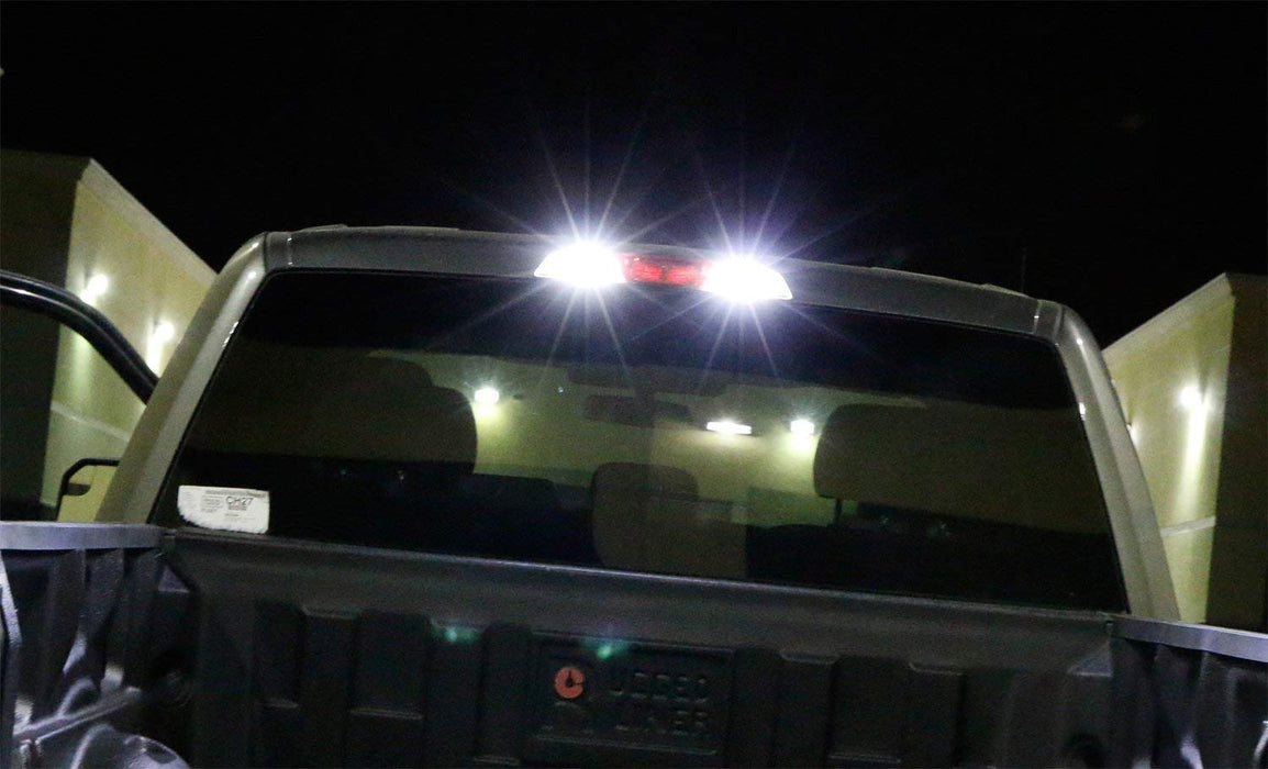 LED License Plate, Backup, High Mount Light Combo Kit For 15-18 Silverado Sierra