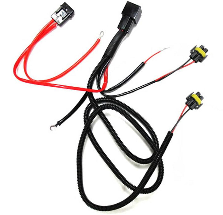 H11 880 Relay Wiring Harness For HID Conversion Kit, Add-On Fog Lights, LED DRL