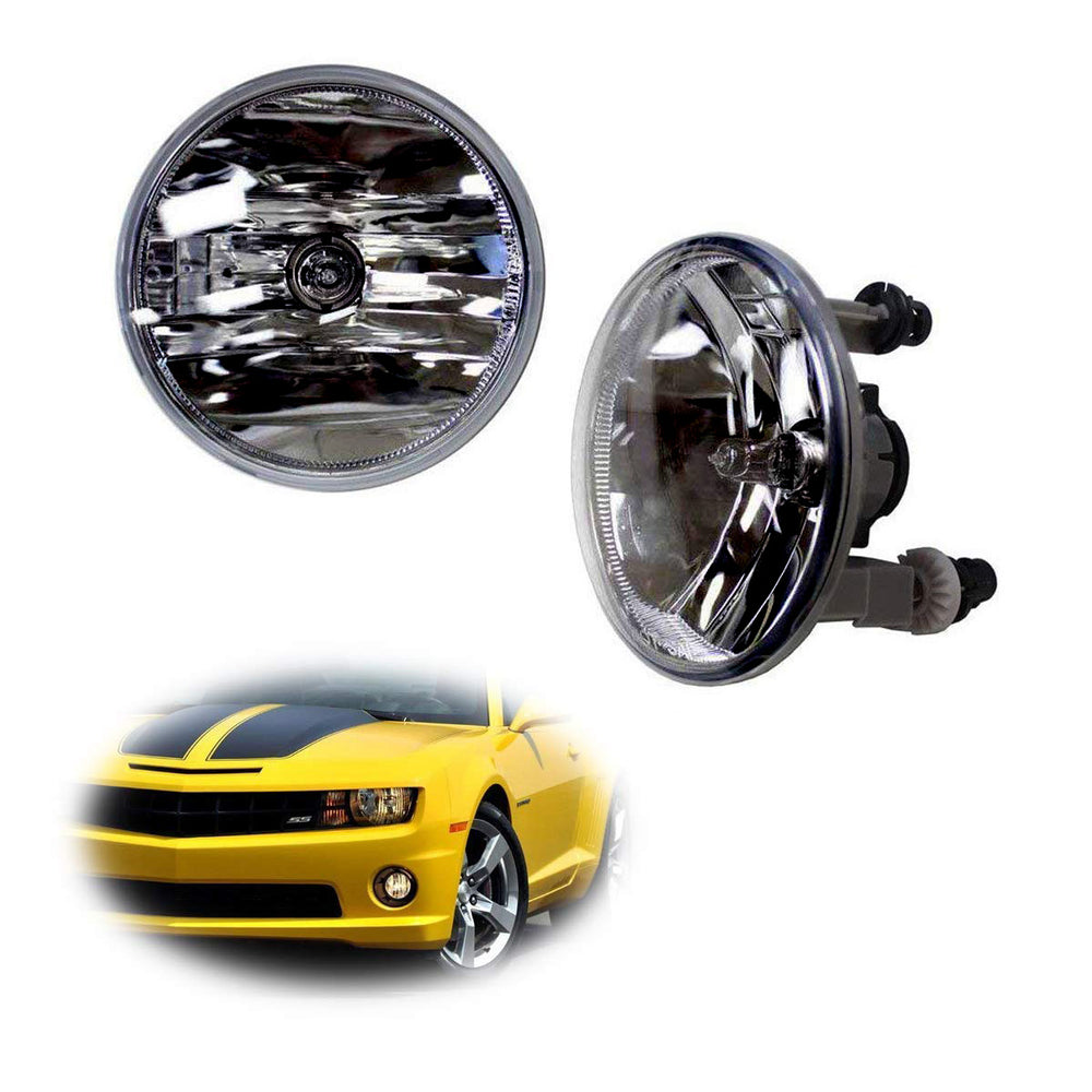 Complete Smoked Lens Foglight Lamps w/ 5202 Halogen Bulbs For Chevrolet GMC Ford