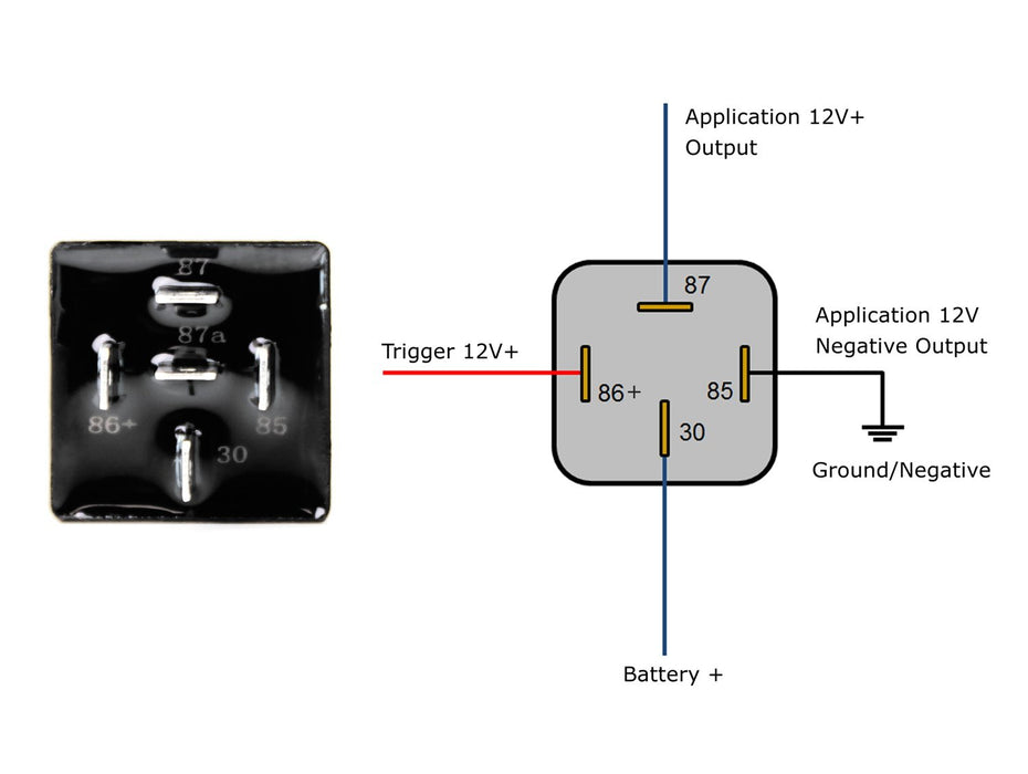 10-Second Time Delay Relay Module, 5-Pin 12V 30A SPDT, For Automotive Lighting-iJDMTOY