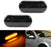 Smoked Lens Amber LED Side Marker Lights For VW MK4 Golf Jetta GTI B5 Passat