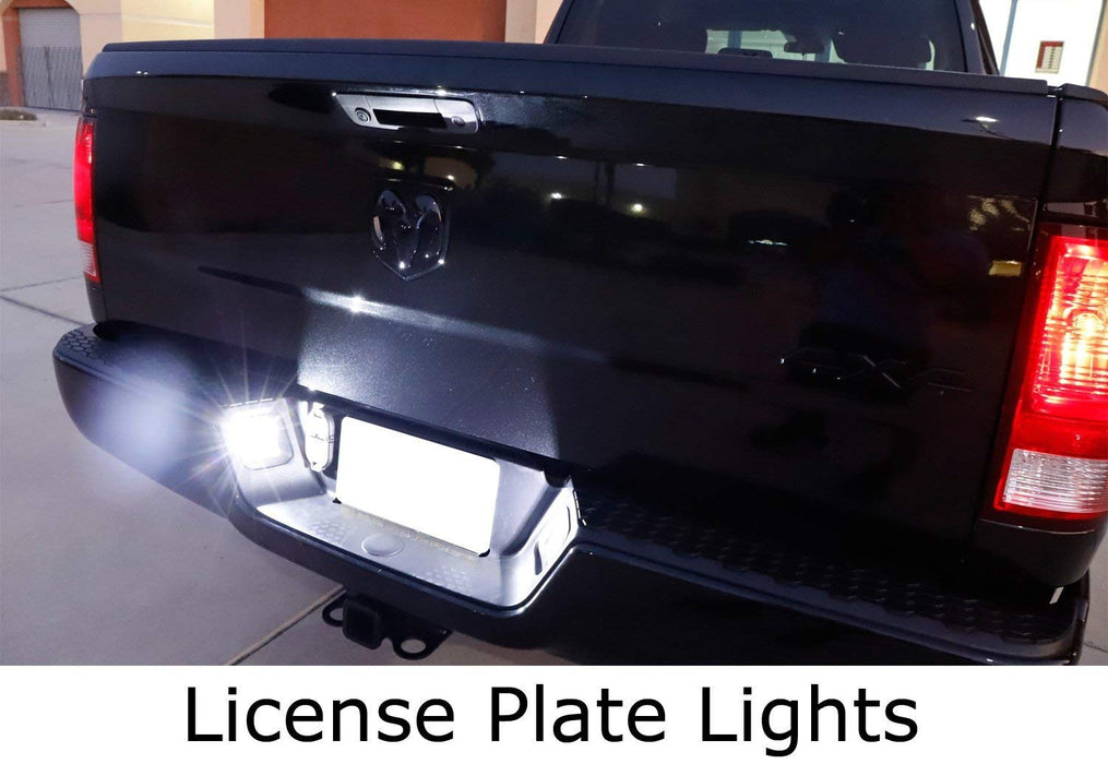 LED License Plate, Backup, High Mount Light Combo Kit For 15-18 Silverado Sierra