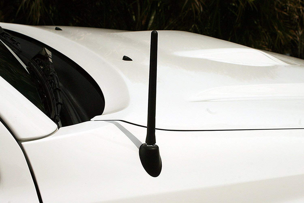 7-Inch Universal Short Radio Antenna Topper For Truck SUV, Matte Black Finish