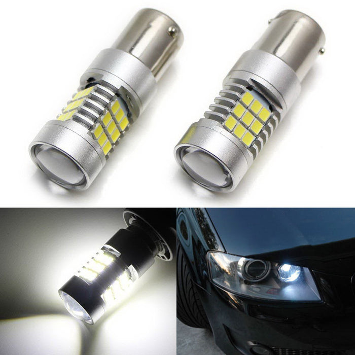 White Error Free 30-SMD 7506 LED Bulbs w/ Resistors For Audi Daytime DRL Lights